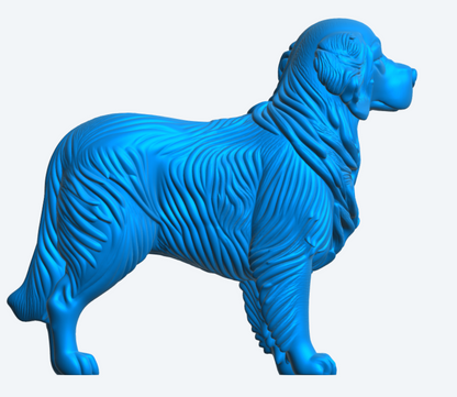 L12 Retriever Gundog Figure – Working Country Dog Miniature Unpainted