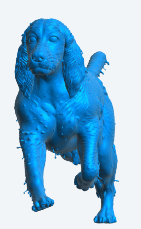 L13 Muddy Spaniel Gun Dog Figure – Working Gundog Miniature for Dioramas & Displays Unpainted