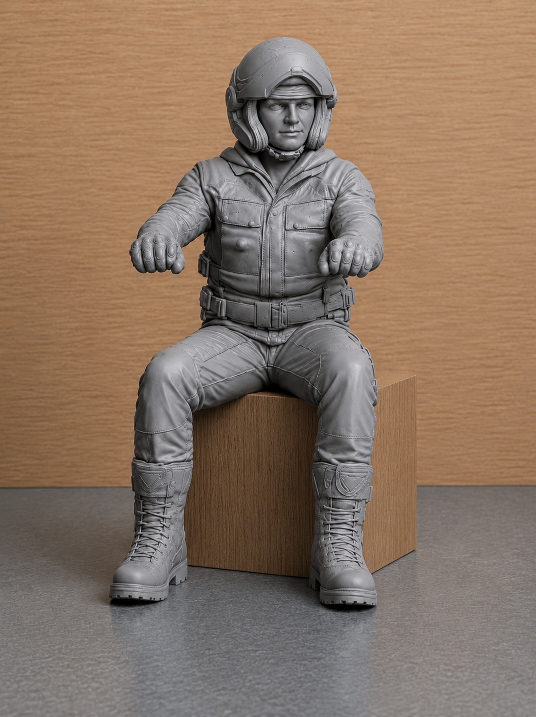 B12 Female Adventure Rider Figure for BMW 1:12 Model Motorbike Displays | Unpainted