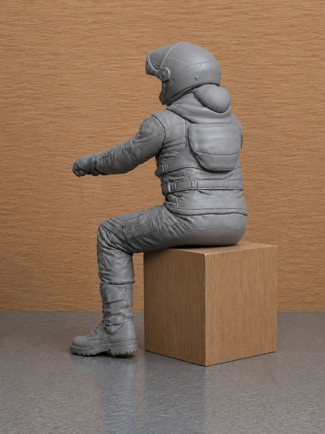 B12 Female Adventure Rider Figure for BMW 1:12 Model Motorbike Displays | Unpainted