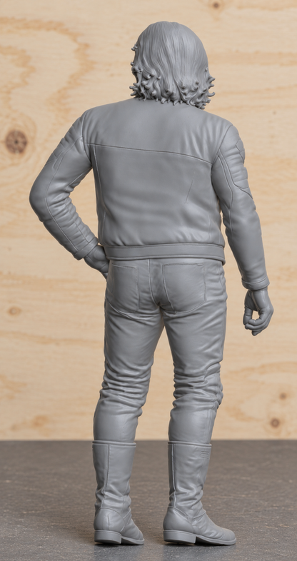 B35 Barry Sheene Inspired Standing Figure | Unpainted Multi Scale Model Suzuki RG500