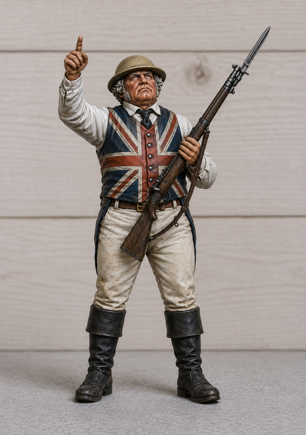 M126 John Bull Fights the Blitz – WWII British Scale Model Figure