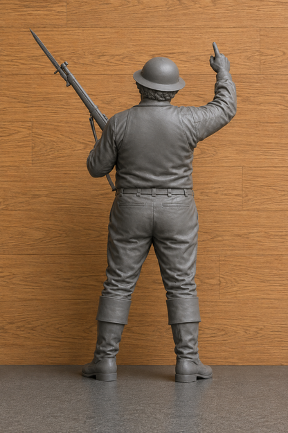 M126 John Bull Fights the Blitz – WWII British Scale Model Figure