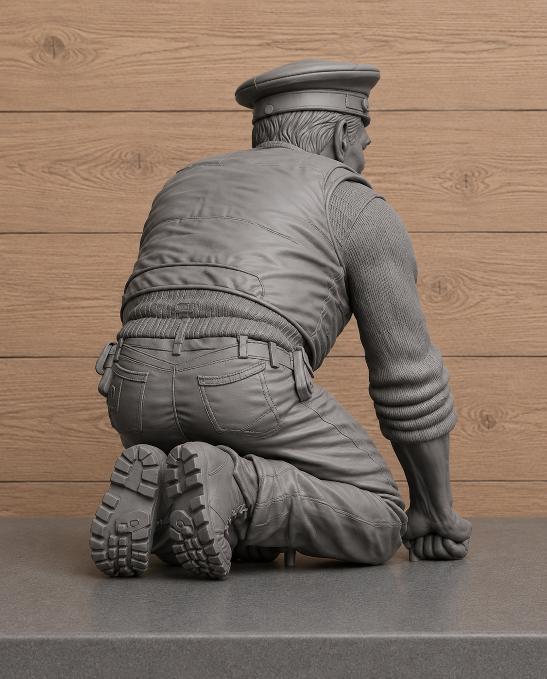 CMB5 Royal Navy Coastal Forces Crewman – Unpainted Multi-Scale Model Figure
