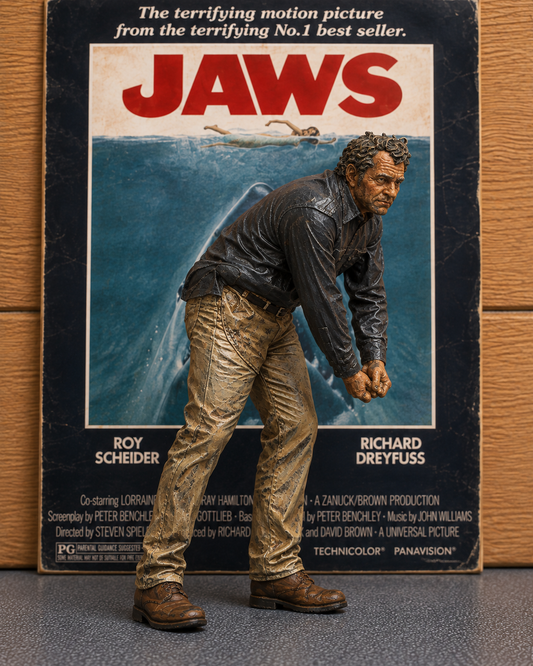 JW1 Jaws Quint – Orca Captain Scale Model Boat Crew Figure – Multi Scale