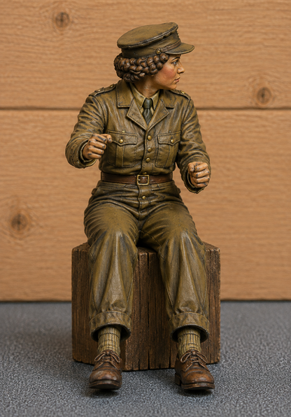 N94 Princess Elizabeth Auxiliary Territorial Service Driver WWII Figure