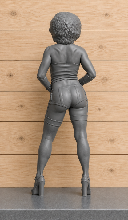 W84 Dr Frank – Rocky Horror Inspired Unpainted Scale Model Figure Multi Scale up to 1/8 220mm