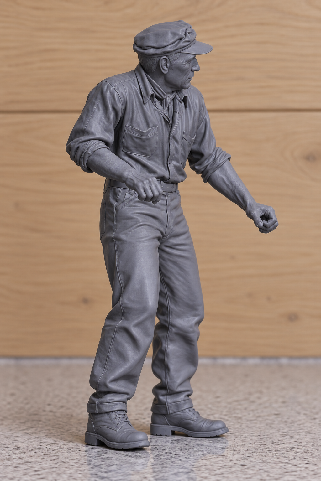 TG134 Mr Allnut – African Queen Inspired 1/12 Multi Scale Model Boat Crew Figure