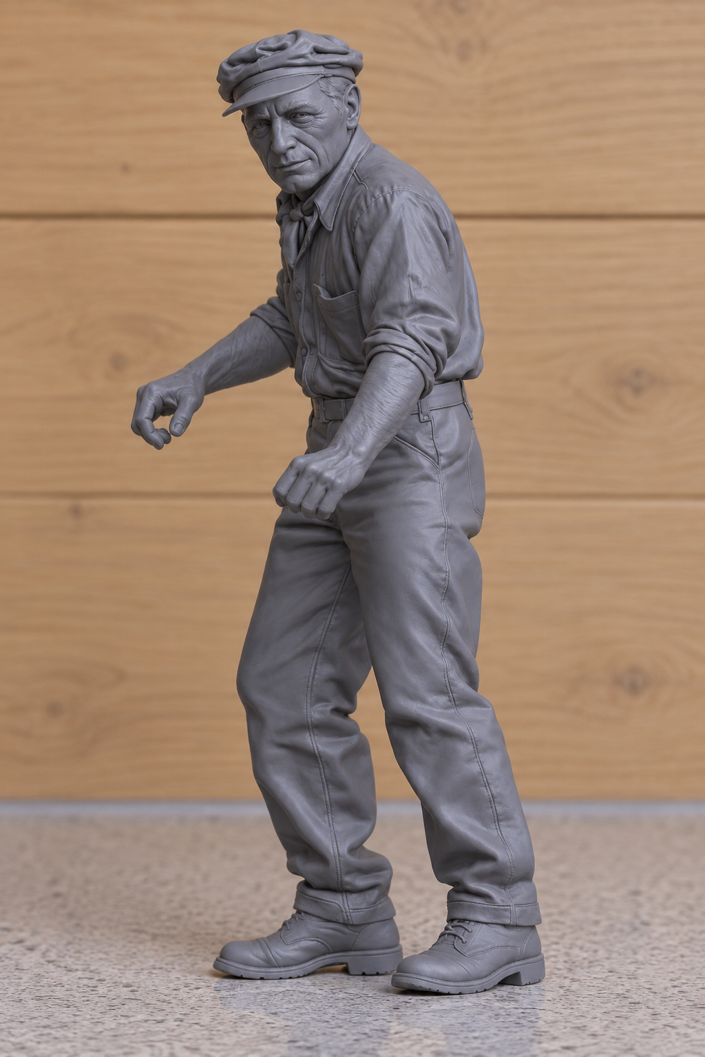 TG134 Mr Allnut – African Queen Inspired 1/12 Multi Scale Model Boat Crew Figure
