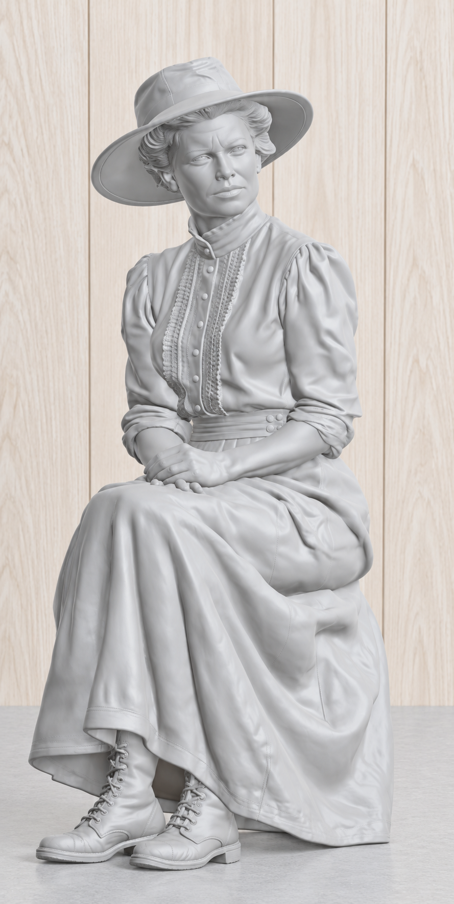 TG137 Katharine Hepburn as Rose – African Queen Inspired Multi Scale Model Boat Figure Unpainted