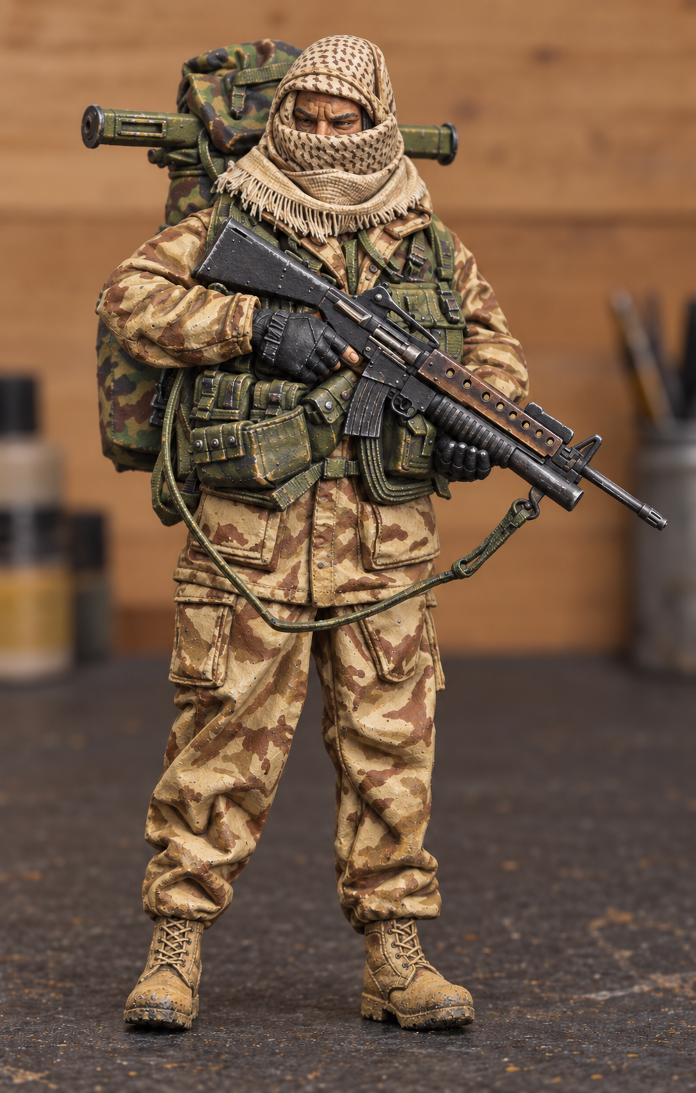 Jäger Hobby SM6 Bravo Two Zero – Gulf War Special Forces SAS  Unpainted Scale Model Figure – Multi Scale