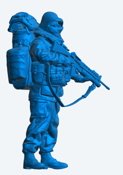 Jäger Hobby SM6 Bravo Two Zero – Gulf War Special Forces SAS  Unpainted Scale Model Figure – Multi Scale
