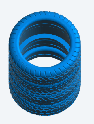 SA71 – Stack of 4 Scale Model Tyres