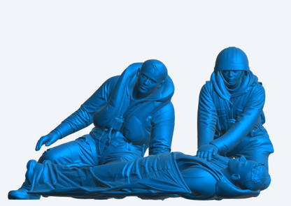 R13 – Rescued Casualty in Lifejacket with Thermal Blanket Unpainted