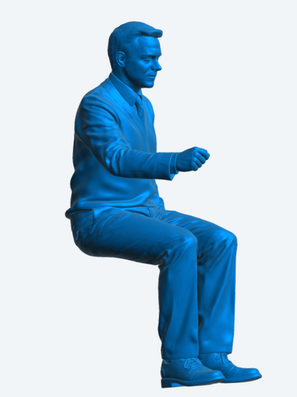 C11 Young Smart Driver Figure – Shirt, Tie and Sweater Unpainted
