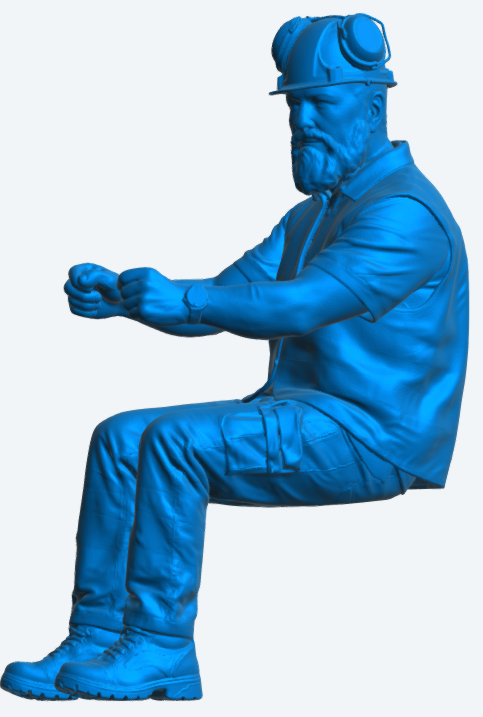 C14 Plant & HGV Driver Figure – Safety Equipment Unpainted