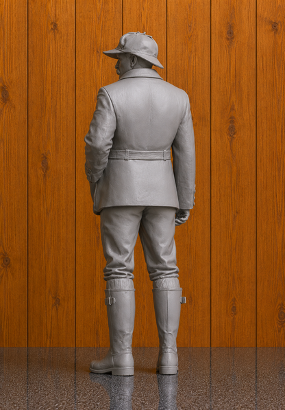 N77 Maßstabgetreue Modellfigur – Kanonenbesatzung der Royal Navy in Anti-Flash-Ausrüstung, unlackiert