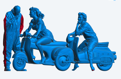 New Products – 31/07 | Classic & Modern Scooter Concept Sketches | Jager Hobby