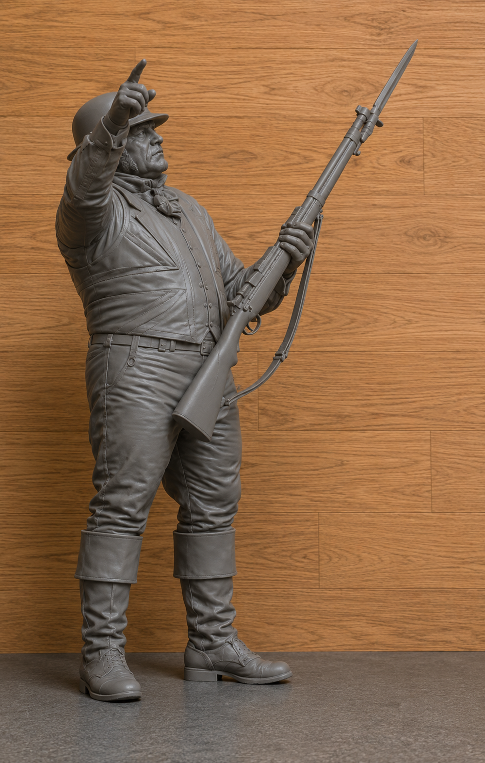 M126 John Bull Fights the Blitz – WWII British Scale Model Figure