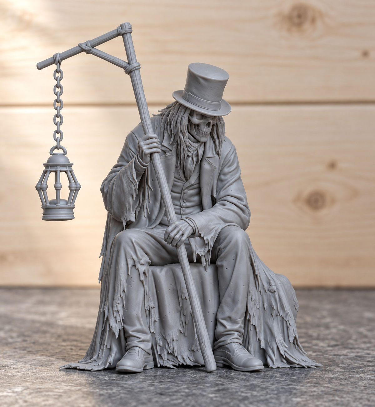 K7 – THE HAUNTING: WE’RE THERE FOR YOU Unpainted Multi-Scale Resin Horror Figure