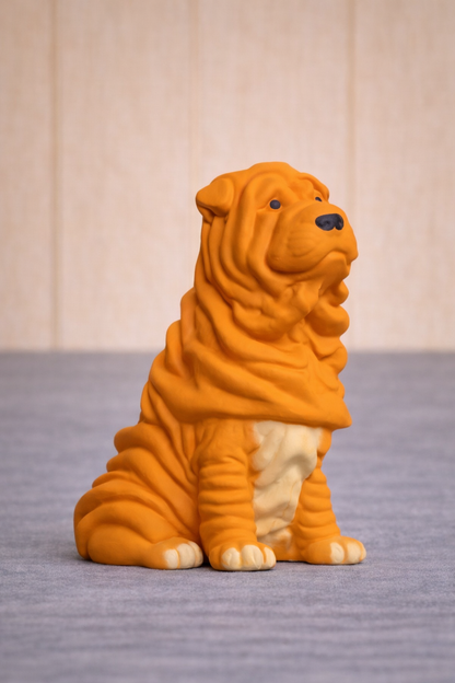 A100 Shar Pei Dog Seated – Unpainted Scale Model