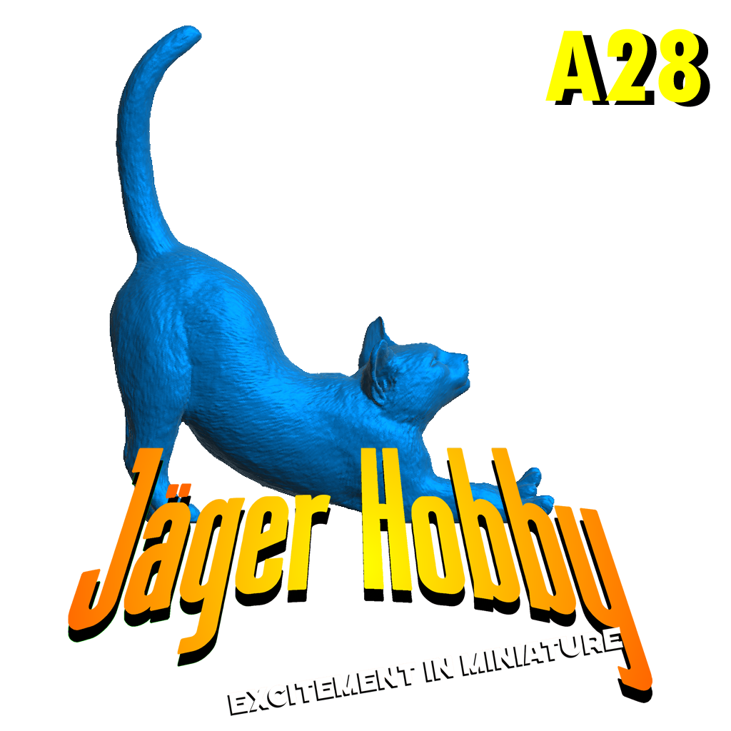 A28 Stretching Cat – Highly Detailed Scale Model Figure for Boats, Trucks, and Dioramas