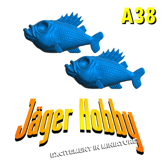 A38 – Model Acfish for Fishing, Market, and Coastal Dioramas