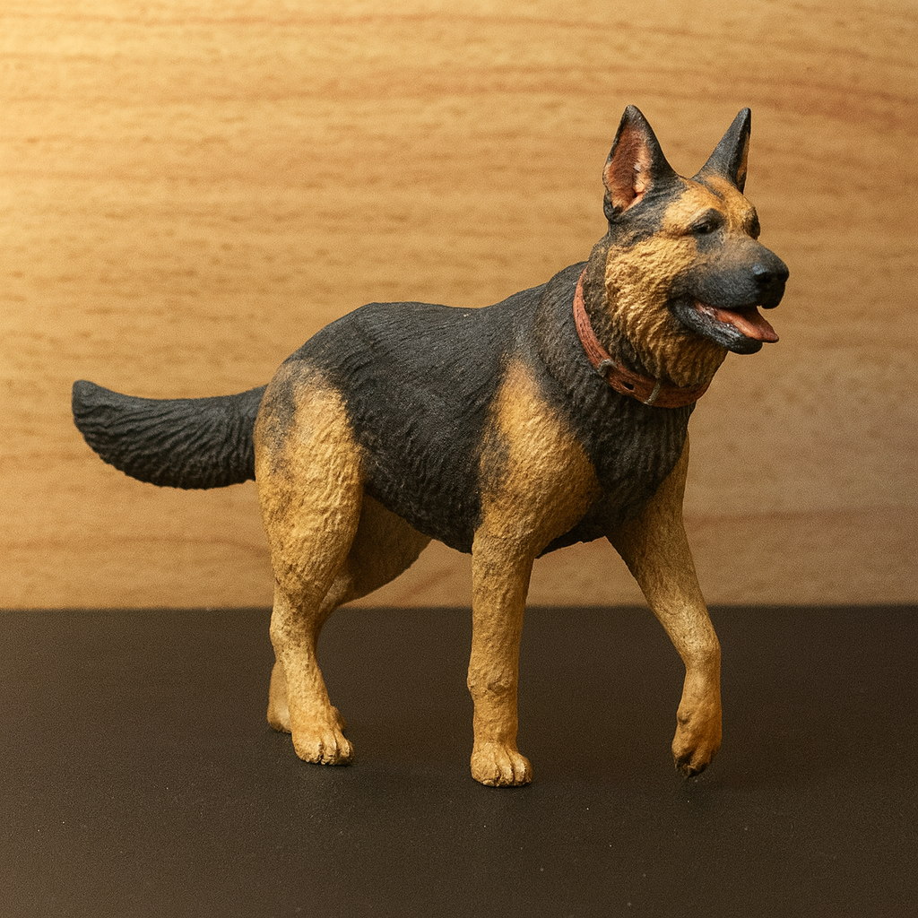 A42 German Shepherd / Alsatian scale model