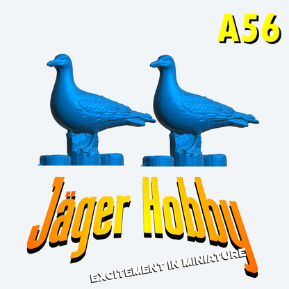 A56 – Seagull on a Perch for Coastal, Marine, and Harbor Dioramas