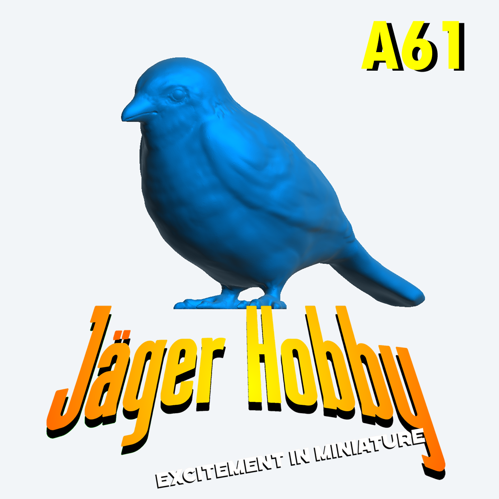 A61 – Generic Urban Bird for City, Park, and Rooftop Diorama