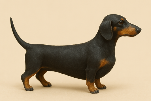 A7 Scale Model Dachshund Figure 