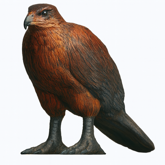 A70 Perched Falcon – Scale Model Bird of Prey for Dioramas