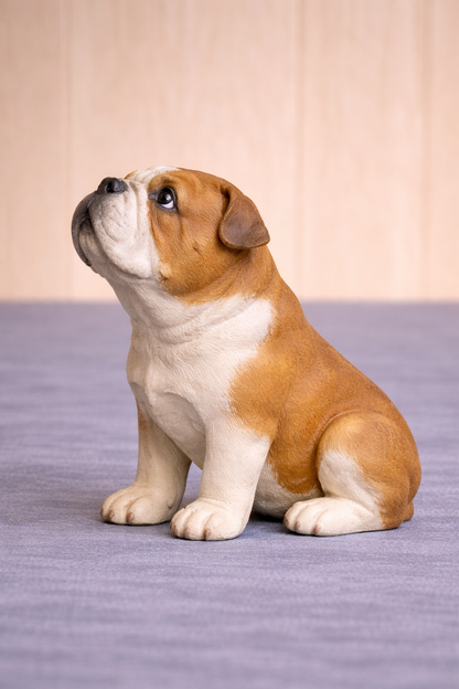 A84 Scale Model Bulldog – Waiting for a Treat Unpainted
