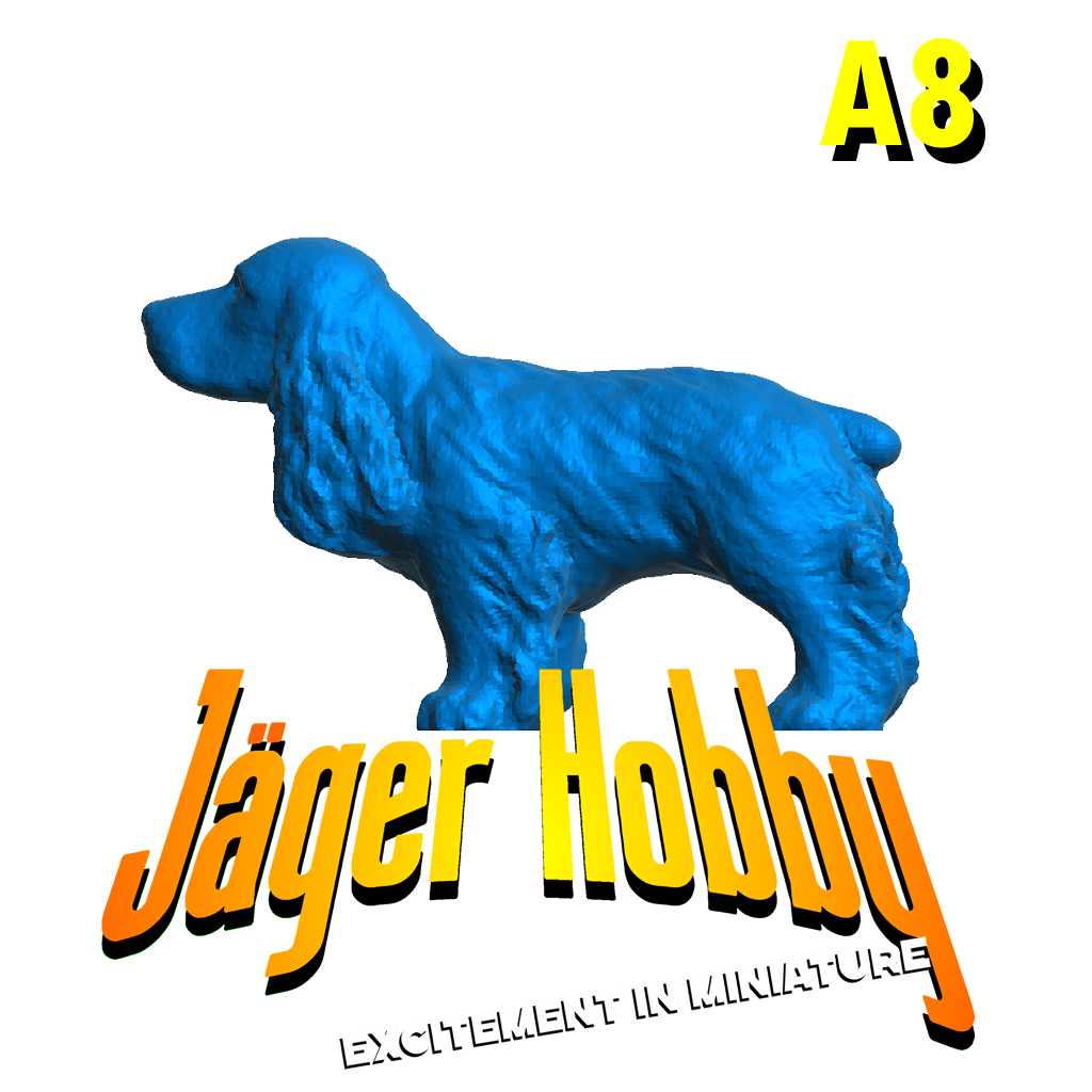 A8 Scale Model Spaniel Figure | Jager Hobby