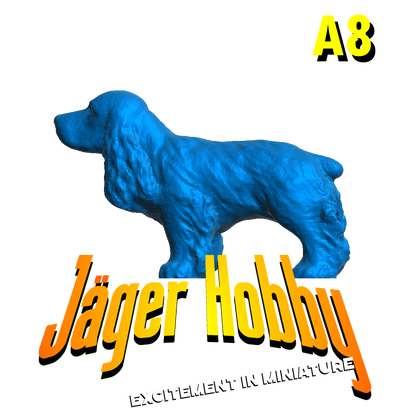 A8 Scale Model Spaniel Figure | Jager Hobby