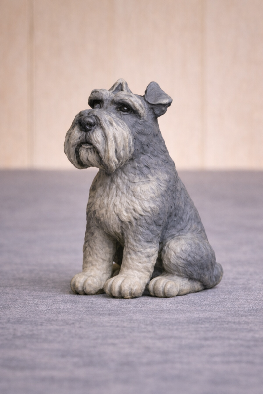 A97 Miniature Schnauzer Dog – Unpainted Scale Model