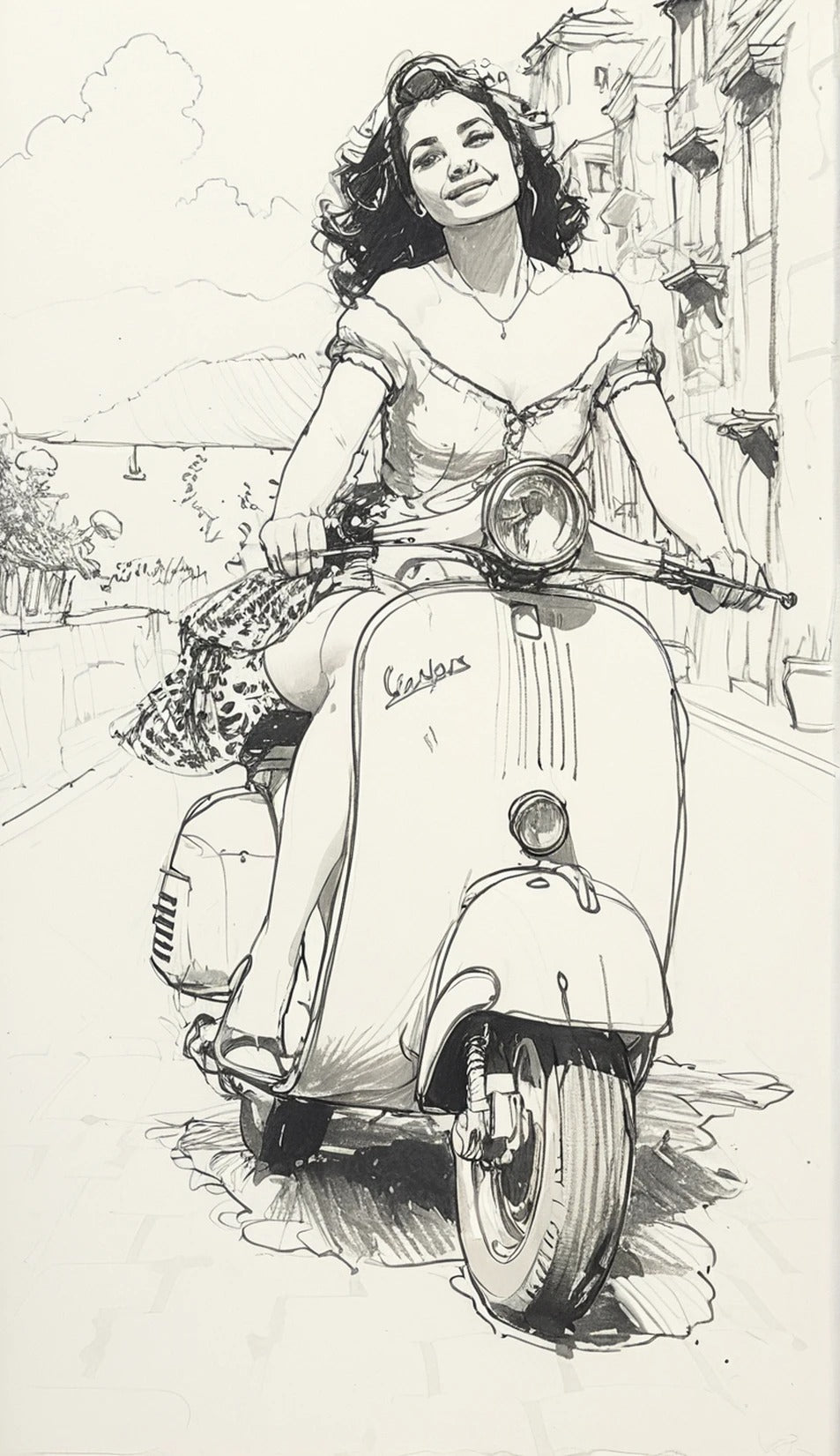New Products – 31/07 | Classic & Modern Scooter Concept Sketches | Jager Hobby