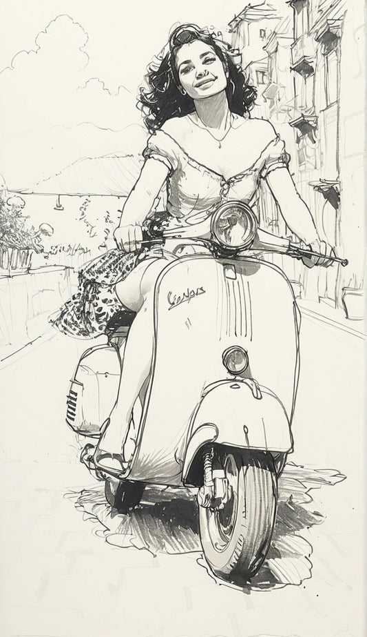 New Products – 31/07 | Classic & Modern Scooter Concept Sketches | Jager Hobby
