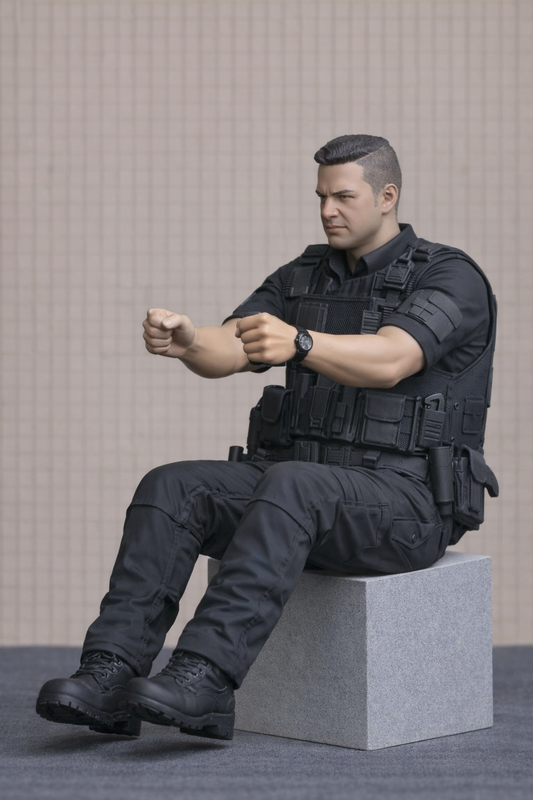 C15 Modern Police Officer Driver Figure – Tactical Gear Unpainted