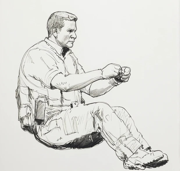 C15 Modern Police Officer Driver Figure – Tactical Gear Unpainted
