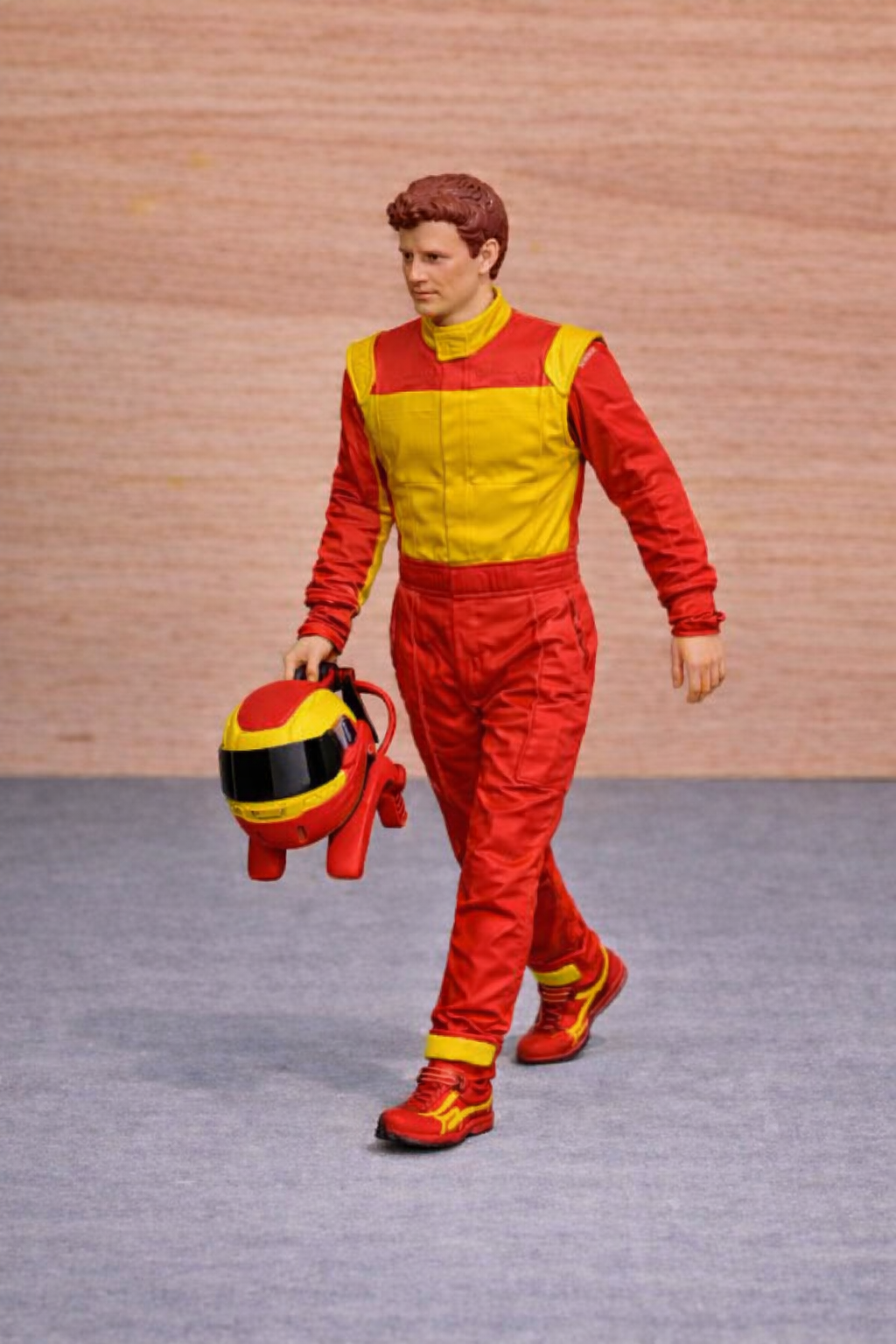 C31 WEC GT Race Driver – Helmet Carry Pose Unpainted