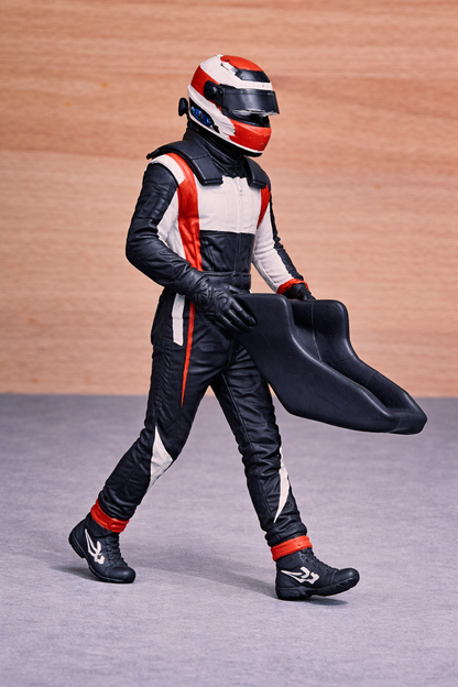 C32 WEC GT Race Driver – Helmeted Driver Carrying Seat Insert Unpainted