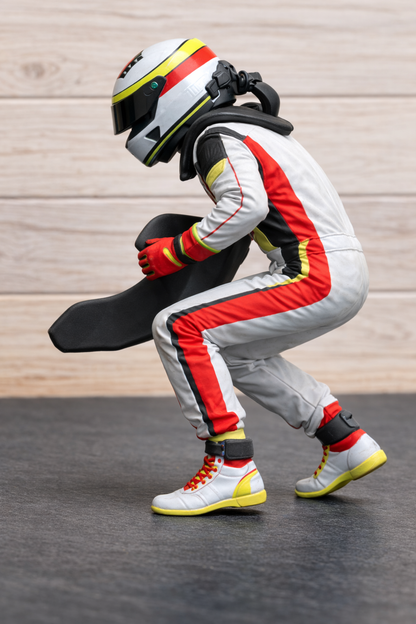 C33 WEC GT Race Driver – Seat Insert Positioning Pose Unpainted