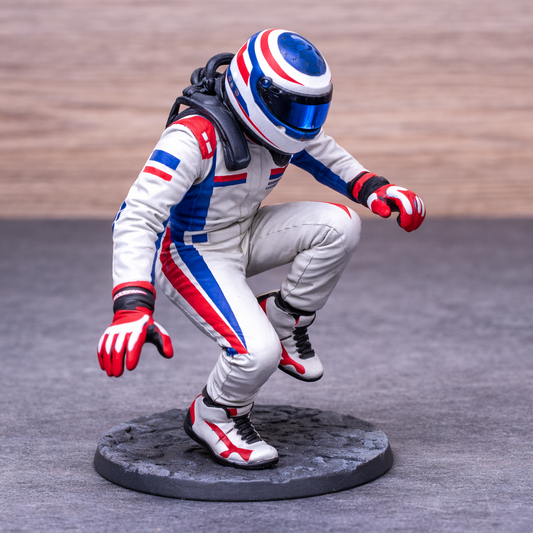 C38 WEC GT Race Driver – Climbing Into Car Pose Unpainted