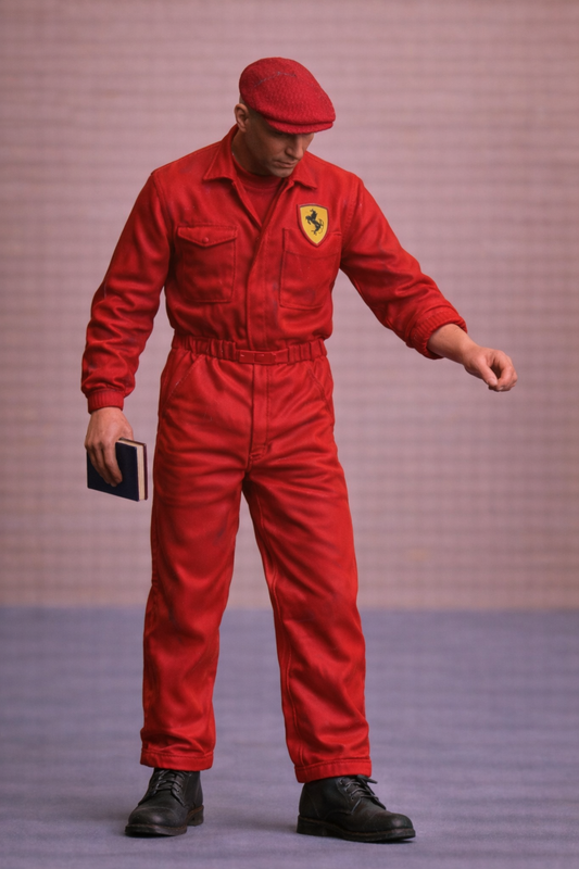 C48 Classic Gentleman Driver – Door Opening Pose with Map, Unpainted