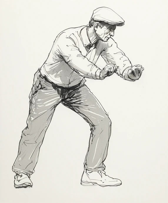 C50 Classic Car Owner – “Are You Pushing?” Pose, Unpainted