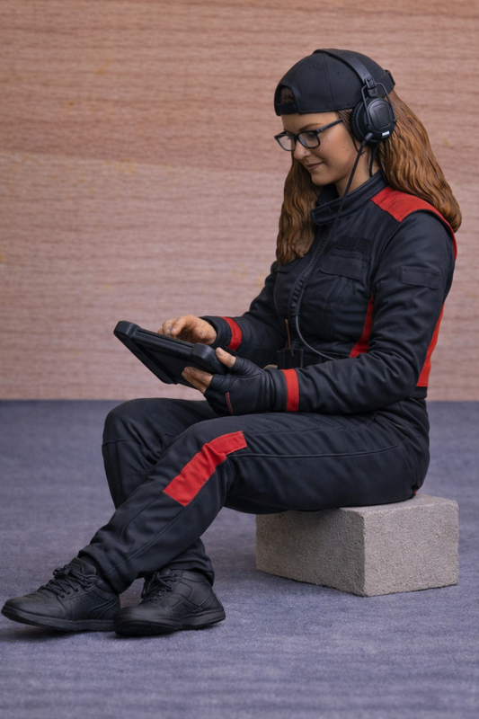 C59 Modern WRC Engineer / Data Technician – Tablet & Headset, Unpainted