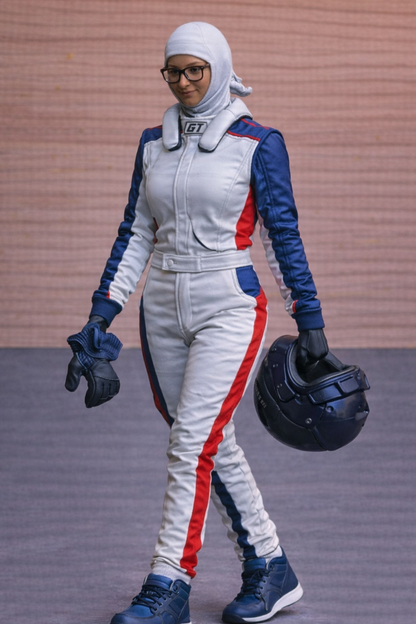 C61 Female Race & Rally Driver – Walking with Helmet, Unpainted