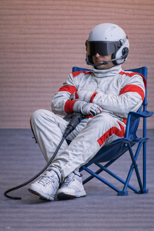 C64 Seated WEC / WRC / GT Mechanic – Folding Chair Pose, Unpainted