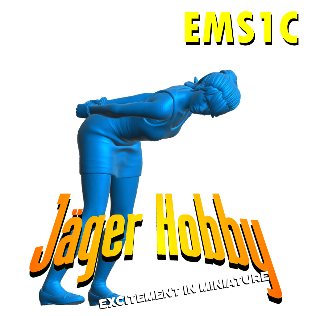 EMS1C Female Prisoner – Unpainted Scale Model Figure (Multi-Scale)